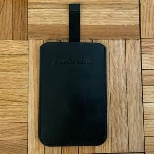 Pamella Roland Leather Wallet Pouch Phone Tech Case iPhone Sleeve Holder NWOT